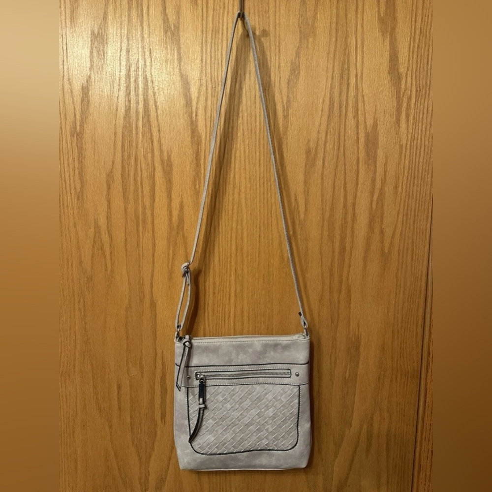 Maurices Elegant Gray Crossbody Bag